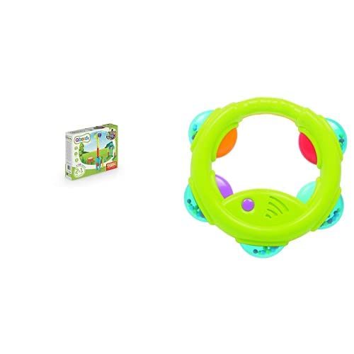 Engino Qboidz 2 in 1 mm Giraffe with Free Giggles Tambourine Rattle