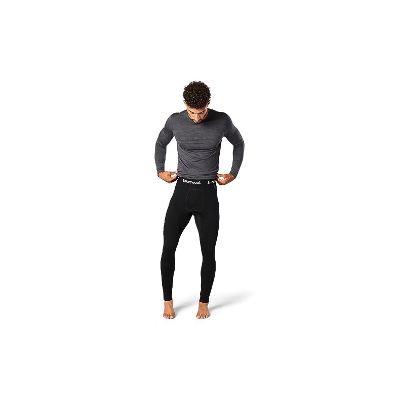 Smartwool Men’s Classic All-Season Merino Base Layer Bottom Black S