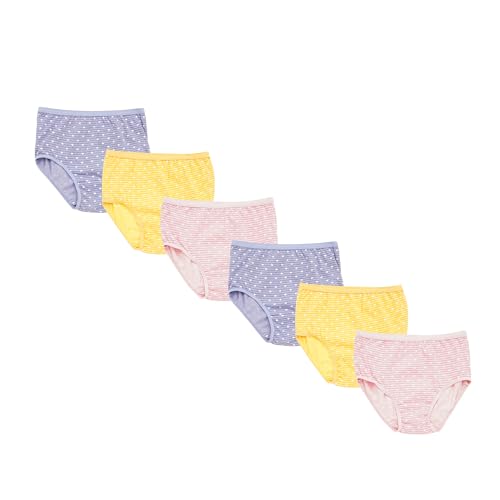 Image of Red Rose Kids Girls Cotton Printed Panty Pack of 6-Assorted