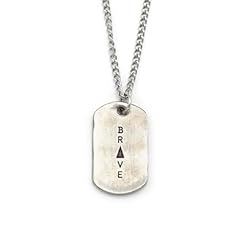Live Brave Dog Tag