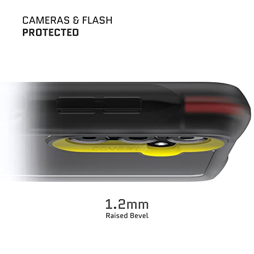 Image of Ghostek COVERT Shockproof Samsung A13 5G Case Premium Thin Protective Phone Cover Slim Lightweight Design Heavy Duty Shock Absorbent Grip Bumper Designed for 2021 Samsung Galaxy A13 5G (6.5in) (Smoke)