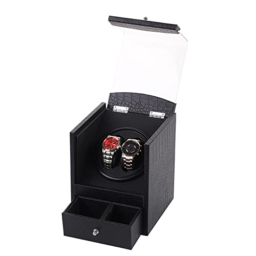 Caja enrolladora doble para relojes automáticos con motor silencioso y 2 modos de rotación 2