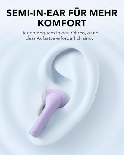 soundcore by Anker oundcore K20i, Semi-In-Ear Earbuds, Bluetooth Wireless – Ansicht 4