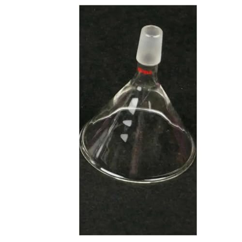 Entonnoir conique en verre rodé 24/29 de 80 mm pour verrerie de laboratoire