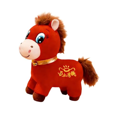 Peluche cheval 50 cm souriant, douceur et bonheur pour 2026