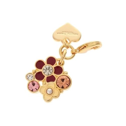 [Samantha Thavasa petit choice] [サマンサタバサプチチョイス] フラワービジュー ファスナーチャーム ワインレッド FREE