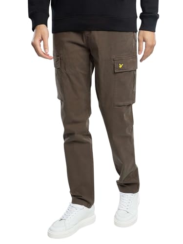 Lyle & Scott Men's Vintage Cargo Trousers, Military Green, 32W x 32L