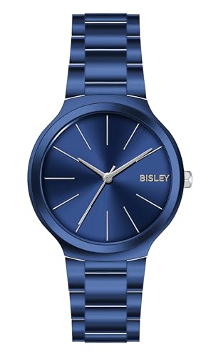 Women's Matte Metal Bracelet Watch Navy Analog Watch