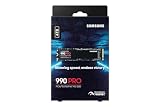 Samsung SSD 990 Pro NVMe M.2 Pcle 4.0, SSD Interne, Capacité 4 To, Vitesse de lecture jusqu'à 7 450 Mo/s, Gestion Intelligente de la Chaleur avec Revêtement en Nickel, MZ-V9P4T0BW - 5