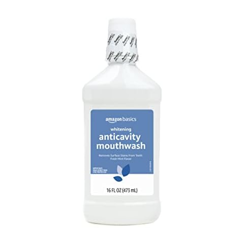 Amazon Basics Whitening Anticavity Mouthwash Cover