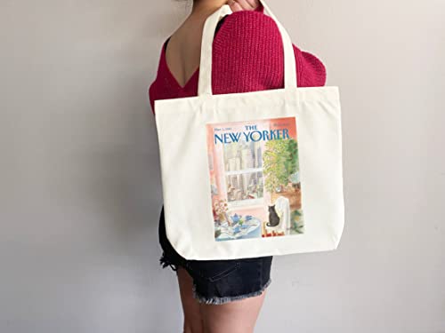 Bolso tote New Yorker, bolsa de la revista New Yorker, bolso artístico estético miniatura 4