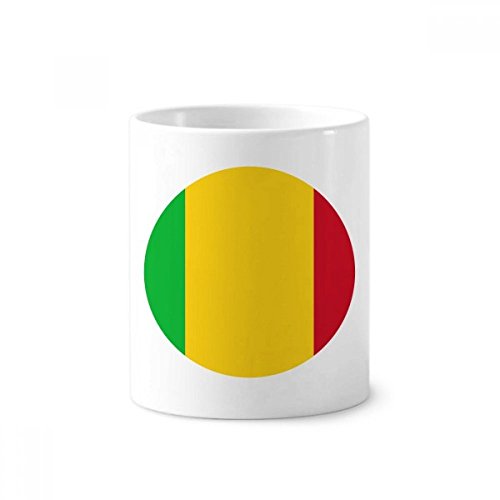 Mali emblème national porte-brosse à dents céramique pour éliminer le désordre sur le lavabo