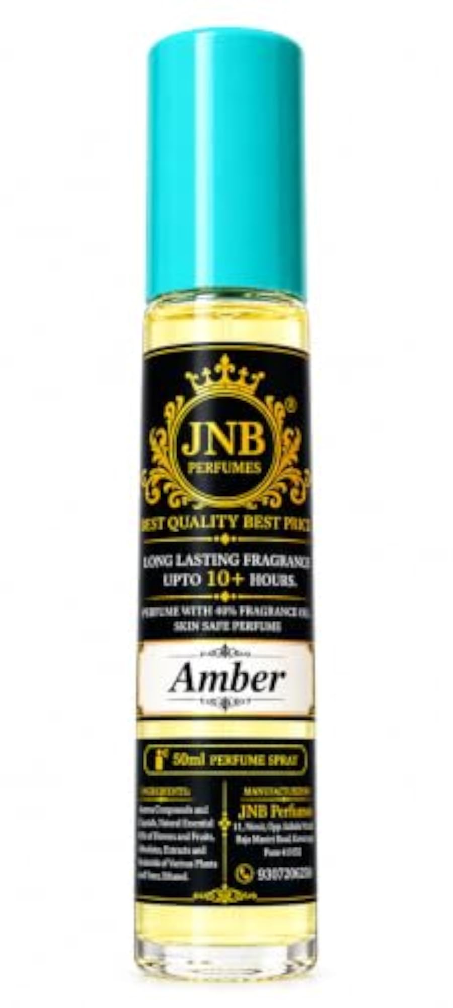Amber Perfume Spray for Men & Women, Long Lasting