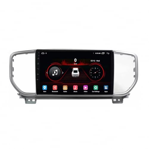Navegación GPS táctil y cámara trasera para viajar en familia con tu KIA Sportage 2019