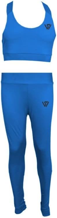 Swiss wayWomen 2 piece workout outfit sports bra and legging set Material- SPANDEX Women`s seamless 2 pieces workout set