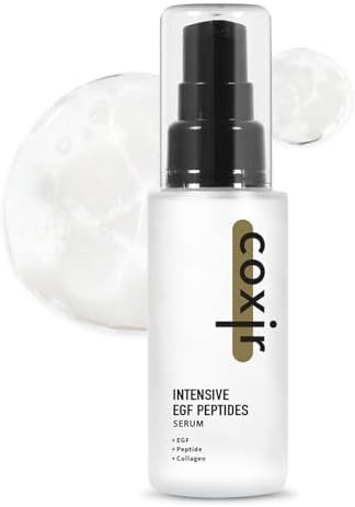 coxir Intensive EGF Peptides Serum, GHK-Cu Copper Peptide, 1.69 fl.oz