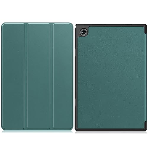 Dlahaby Case for Teclast P20HD / P20S / M40 Pro,Slim Smart Shell with Stand Function Flip Cover for Teclast M40Pro / Teclast P20S / Teclast P20HD 10.1-Inch Tablet,Dark Green - Image 3
