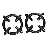 Ciieeo 2 Stück Teiliges Gasherd Kaffeekannen Ständer Stabiler Gusseisen Halter für Mokka und...