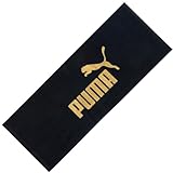 PUMA (プーマ) 名前入れ タオル 【 プリント 名入れ フェイスタオル 】【 ブラック 】 正規品 スポーツ 部活 サッカー 野球 バスケ テニス バレー 陸上 ゴルフ イベント ギフト プレゼント 綿100％ /TUA/