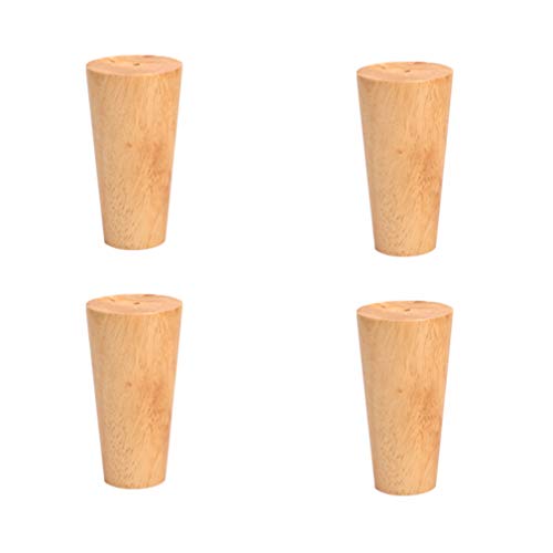 Patas de madera de roble para elevar tu sofá con un juego de 4 piezas robustas 2