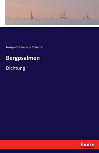 Bergpsalmen: Dichtung [German] 3743370298 Book Cover