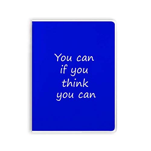 Carnet You Can If You Think You Can couverture souple pour votre bureau