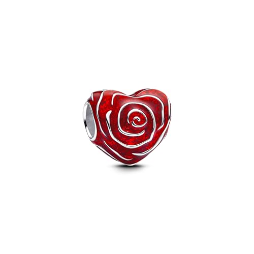 PHCLASY Amor mamá Charm para pulseras collares y cadena de serpiente europea, grandes regalos para mujeres, regalo de la joyería del Día de la Madre, Zirconia cúbica