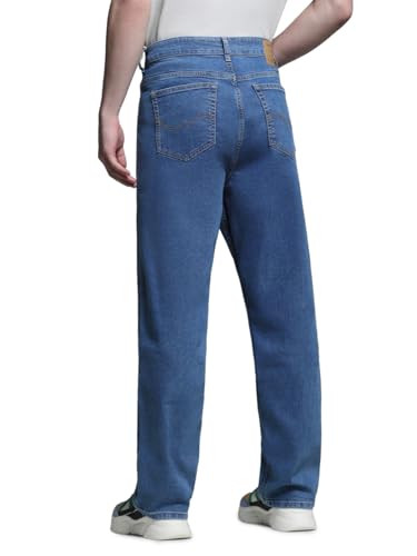 Image of Jack & Jones Men's Loose Fit Jeans | High Rise | Jeans for Men