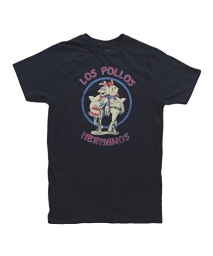 Isaac Morris T-Shirt - Breaking Bad - Los Pollos Hermano Navy L