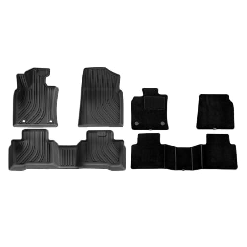 Tapis de sol voiture pour Toyota Camry Hybride 2024 2025 - Lot complet de 6 pièces sur mesure