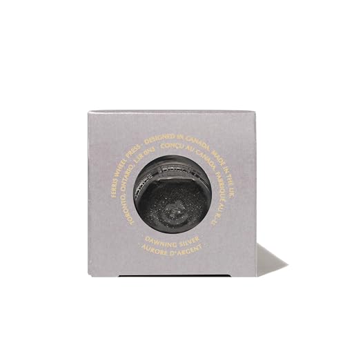 Ferris Wheel Press, Fountain Pen Ink, Warner Bros. Discovery, Official Licensed, The Lord of the Rings Special Edition, Dawning Silver, Brooding Cool-Grey with Silver Shimmer and Red Sheen, 28ml