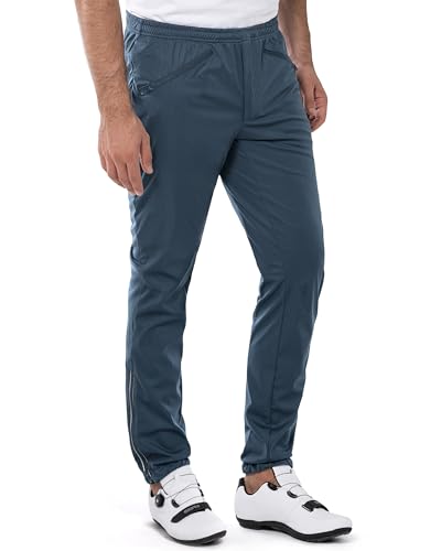 image for 33,000ft Men's Waterproof Cycling Pants, Windproof Breathable Athletic