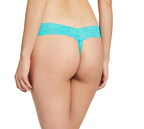 Nabtos Cotton Thong Lace Trim For Womens G String Underwear Black Multi Color Panties Pack Of 6 (Colorful, 2Xl Fits (18-20)) #TOP4