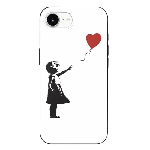 iPhone16e P[X oNV[ Banksy ̎q ԂD X}zP[X ACtH16e Jo[ 2025NV^  ӂ16e P[X TPU ϏՌ CX[dΉ 6.1C`