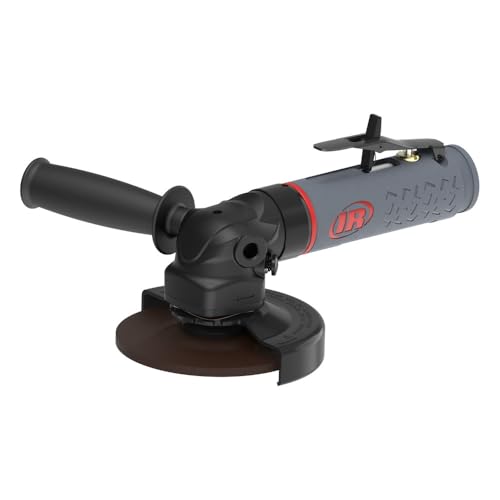 Image of Ingersoll Rand 545MAX Air Angle Grinder, 5" Type 27 Wheel, 12,000 RPM, 2.5 HP, 5/8"-11 Thread, Rear Exhaust