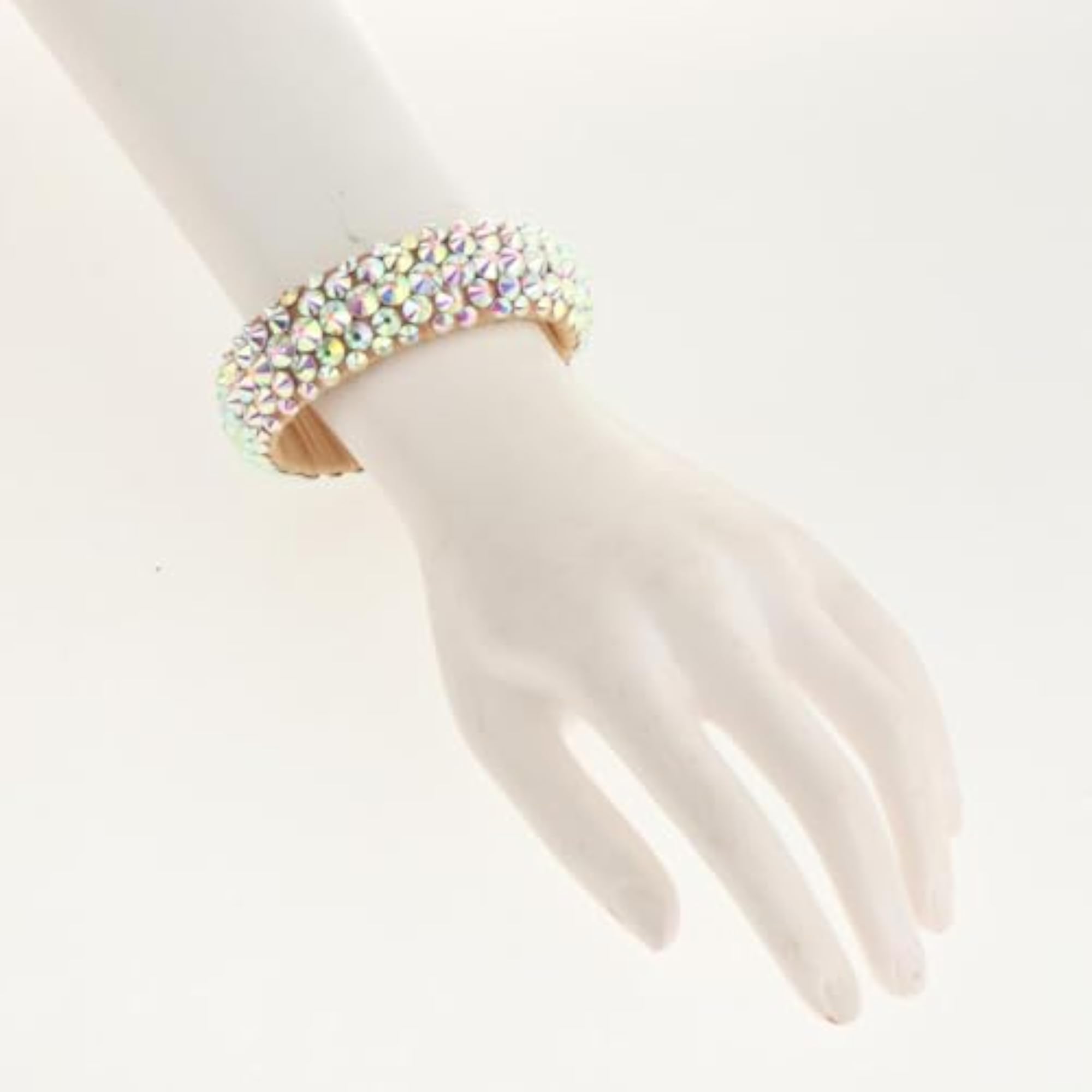 Elegant Rhinestone Bracelet for Belly Dance Costumes