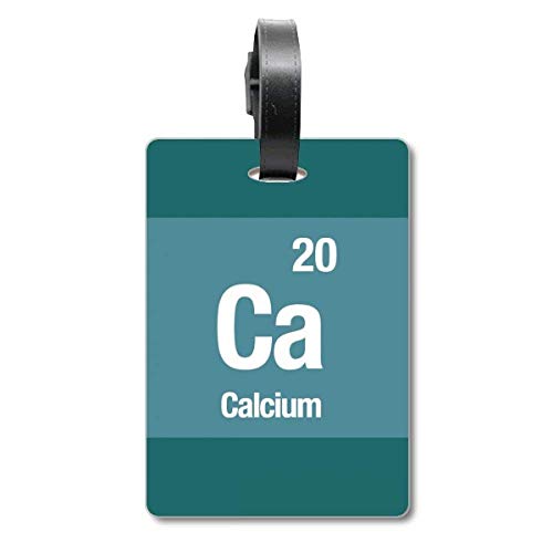 Ca Calcium étiquette de bagage design science pour valise de voyage