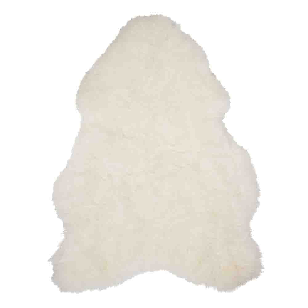 La Fourrure Le Mouton Islande Rasé Blanc 105x60x5cm