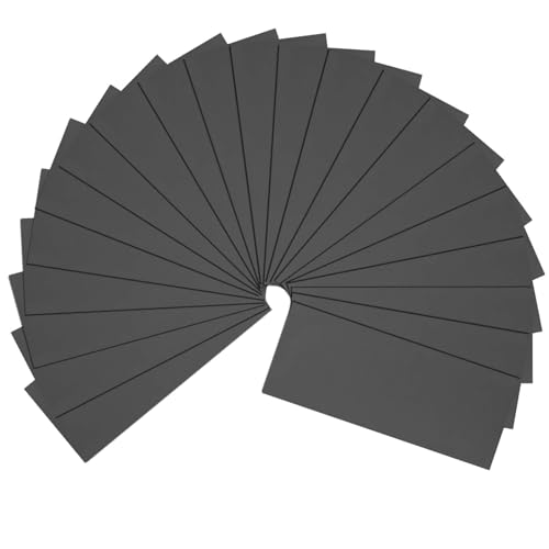 STEBRUAM Profi Schleifpapier Set 5000 Körnung 14 Stück Nass und Trocken Schleifpapier für Auto/Holzmöbel/Stein/Lack/Metall/Glas 23 x 9 cm Schmirgelpapier