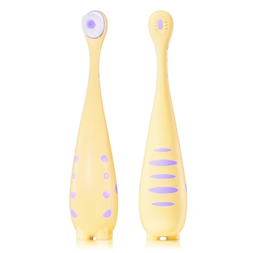 Lonlown ベビー用歯ブラシ 2個 ソフト トレーニング 歯ブラシ 幼児用 0-3歳 男の子 女の子 赤ちゃん 歯ブラシ 初めての歯ブラシ