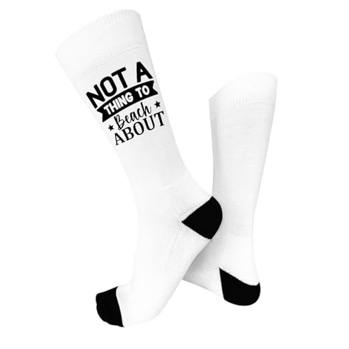 Not A Thing To Beach About Half Calf Sock For Son2