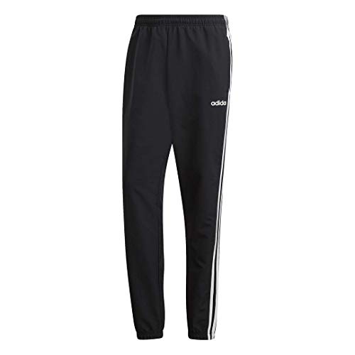 Adidas Mens Essentials 3-Stripes Wind Pant, Black/White, Small Us #TOP3