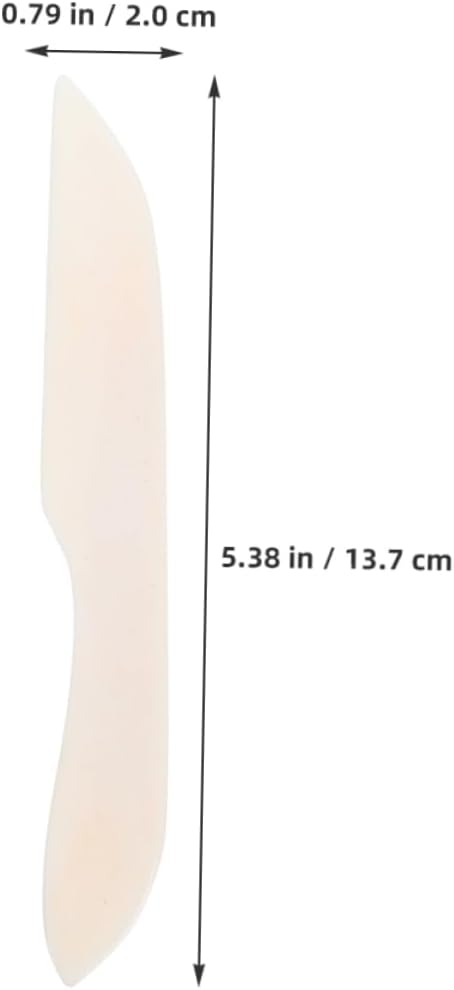 SEWOART Efficient Clay Cutting Polishing 2pc Bone Folder Tool for Bookbinding Leather Paper Crafting