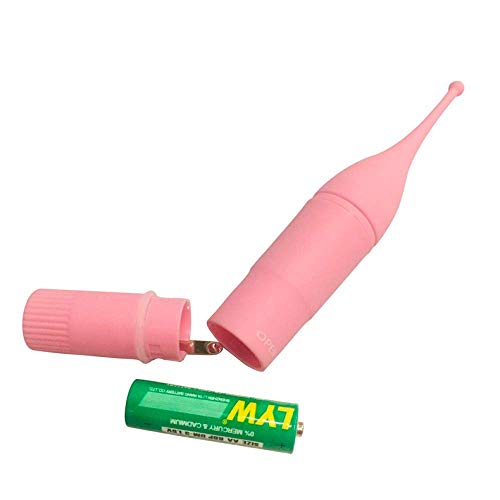 Vibrador Estimulador Com A Ponta Arredondada Em Silicone Aveludado Em Formato De Bastão 16 X 2,5 Cm