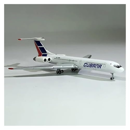 LIUSANG Skala samolotu 1:500 dla Iljuszyn Il-62M samoloty modele samolotów Cubana Airlines model stopu samolotu nadaje się do wyświetlania
