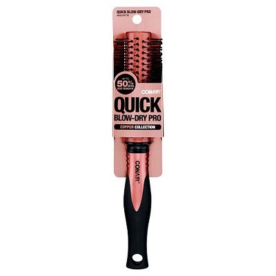 Brosse ronde en cuivre Conair 174 finis les cheveux ternes