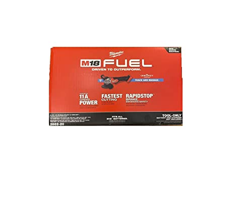 Image of Milwaukee 2882-20 M18 FUEL 4-1/2"/5" Grinder w/ONE-KEY with Paddle (Tool Only)