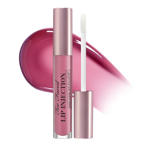 Too Faced Lip Injection Lip Plumper | Hydrating Lip Gloss for Fuller-Looking Lips | Original, Maximum Plump, Cooling Gloss &amp; Plumping Click Formulas