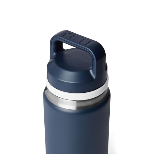 Image of YETI Rambler Bottle Chug Cap, Navy /White