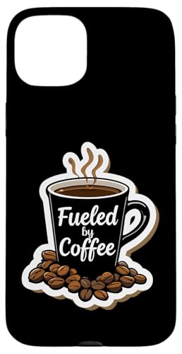 冗談を言っているコーヒー愛好家の豆カップカフェインの引用 スマホケース iPhone 15 Plus 用